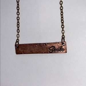 Bar Smile Necklace